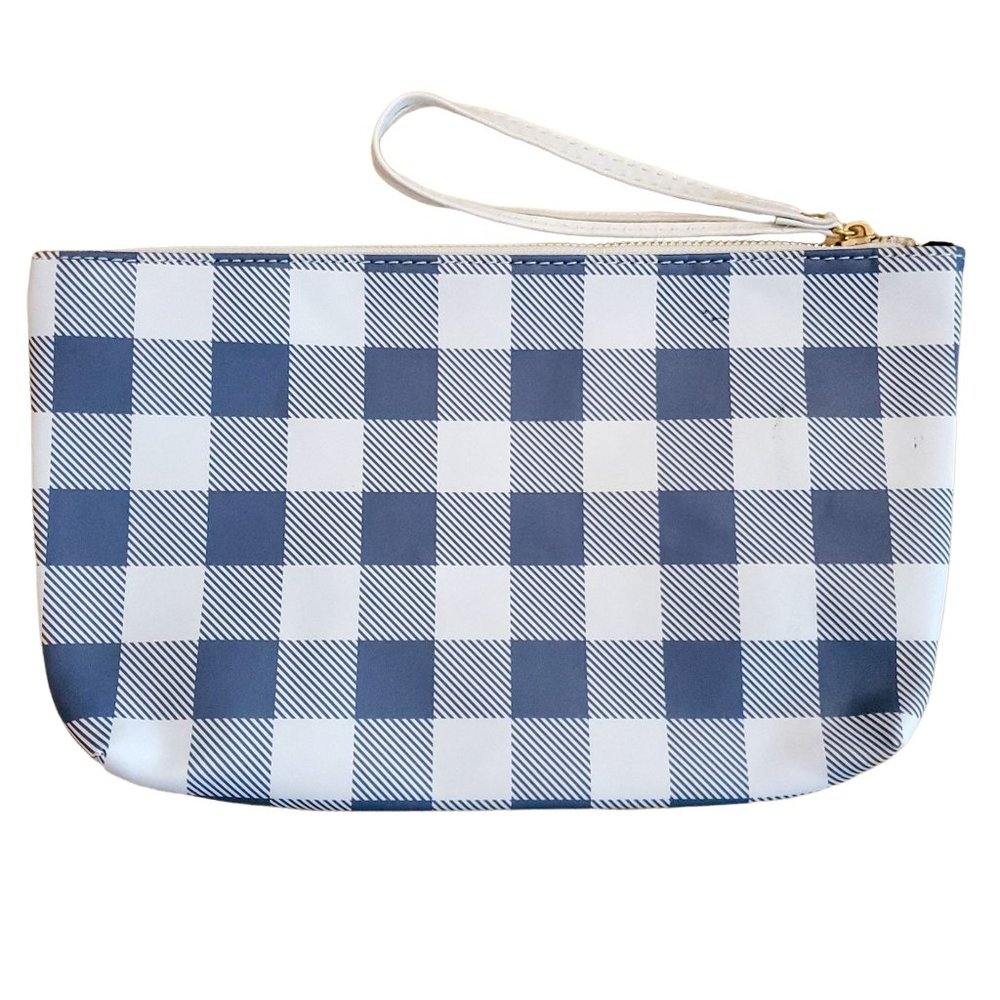 The Storehouse Flats: Winter Plaid Zipper Clutch Wristlet Bag NEW NWT